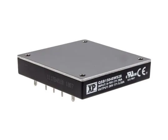 63-7393-50　XP电源QSB15048W150W隔离直流-直流转换器PCB安装，电压在9→75 V直流，电压在28V直流　QSB15048WS28