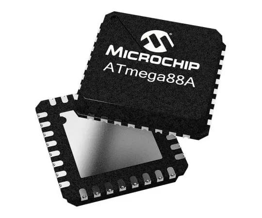 63-7022-64　微芯片，8位AVR微控制器，20MHz,8kB闪存，28针PDIP　ATMEGA88-20PU