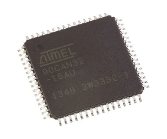 63-7014-37　微芯片，8位AVR微控制器，16MHz, 32 kB闪存，64-pinTQFP　AT90CAN32-16AU
