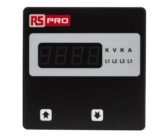 63-7366-18　RS PRO LED数字安表4位AC±0.5%+1位0°C~+50°C,　136-5391