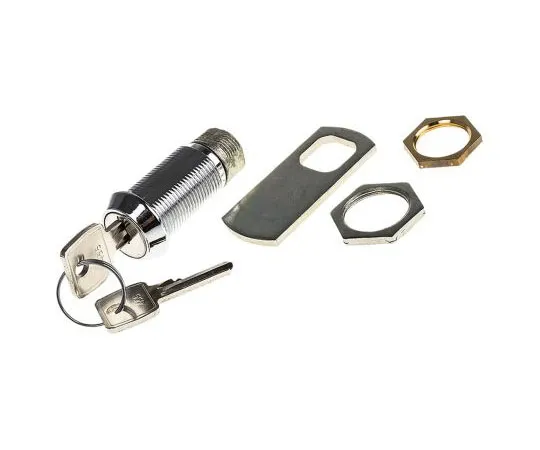 63-7489-99　Euro-Locksa Lowe&Fletcher Group公司Panel to Tongue Depth 32.7mm Zamak Chrome Plated Camlock, Key to unlock　F7E-03-2 (455E)