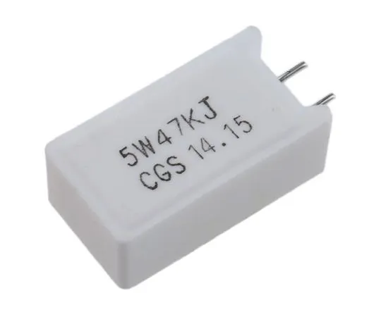 63-7419-52　TE连接性47kΩ5W金属薄膜固定电阻器±5%±300ppm/°C　SQMR547KJ