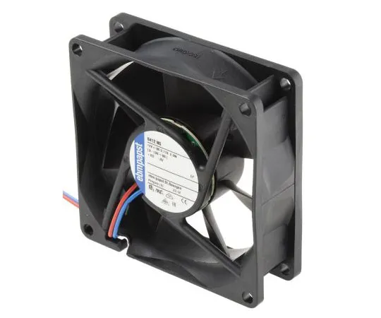 63-7419-75　ebm-papst8400N系列轴向风扇，80 x 80 x 25mm,69m3/h, 2W, 12 V直流　8412NG