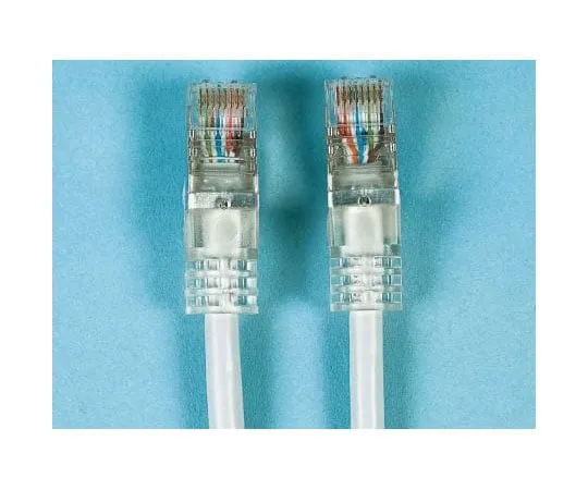 63-7334-60　取消选择被遗忘的灰色Cat5电缆F/UTP,1米男RJ45/男RJ45　SPE190718