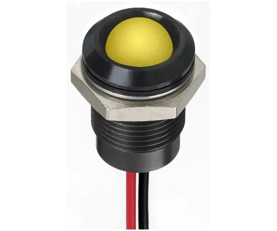 63-7021-22　RS PRO黄色指示器，1.8→3.3 V直流，14mm安装孔尺寸，导线终止，IP67　130-2270