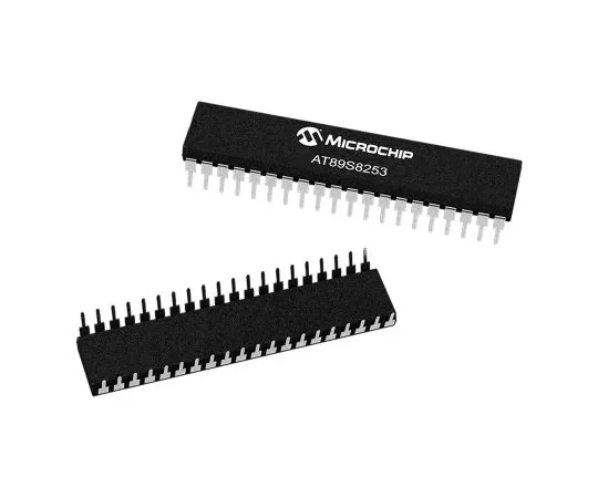 63-7014-36　微芯片技术AT89S8253-24PU,8位8051微控制器，24MHz, 12 kB闪存，40针PDIP　AT89S8253-24PU
