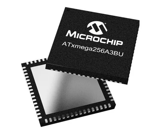 63-7029-84　微芯片技术ATXMEGA256A3U-MH,8/16位AVR微控制器，32MHz, 256+8kB闪存，64-PinQFN　ATXMEGA256A3U-MH