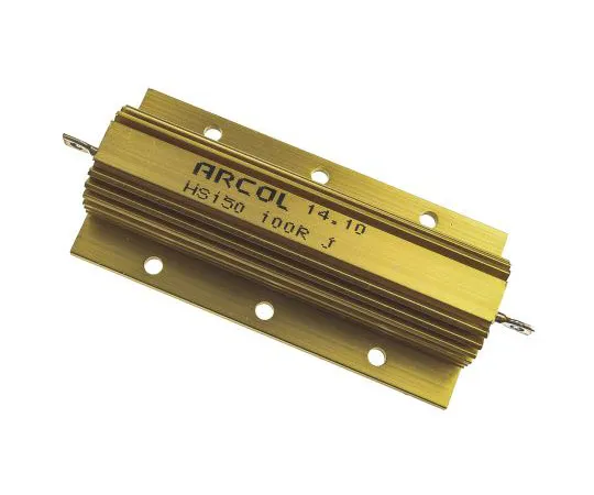 63-7483-97　ArcolHS150系列铝合金厚板轴向线材贴装电阻，100Ω±5% 150W　HS150 100R J