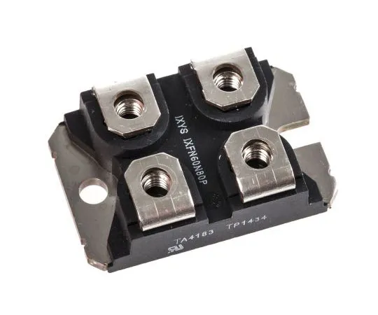 63-7352-35　IXFN60N80PN沟道MOSFET, 53 A, 800 V HiperFET,极性，4针SOT-227BIXYS　IXFN60N80P