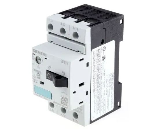 63-7444-18　Siemens Sirius Innovation 690 V Motor Protection断路器，3P通道，3.5→5 A, 100 kA　3RV1011-1FA10