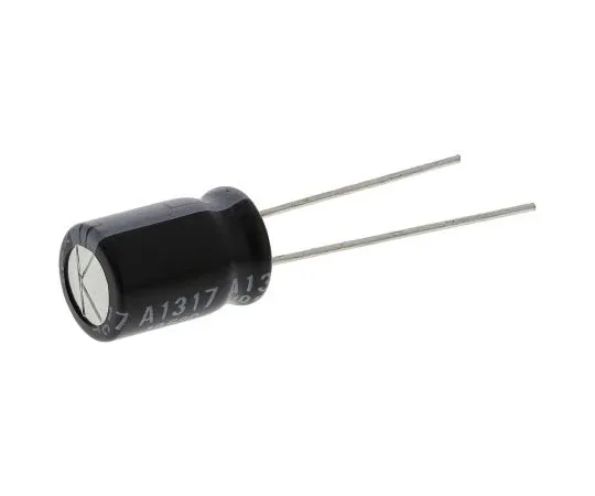 63-7433-37　Rubycon 100μF50V直流铝电解电容器，通过8孔 (Dia。)x 11.5mm+105°8mm 3.5mm　50YXF100M8X11.5