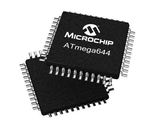 63-7022-38　微芯片，8位AVR微控制器，10MHz, 64 kB闪存，40针PDIP　ATMEGA644V-10PU