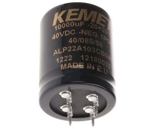 63-7434-86　凯美特10000μF40V直流铝电解电容器，通孔35×45mm+85°C 35mm 45mm　ALP22A103CB040