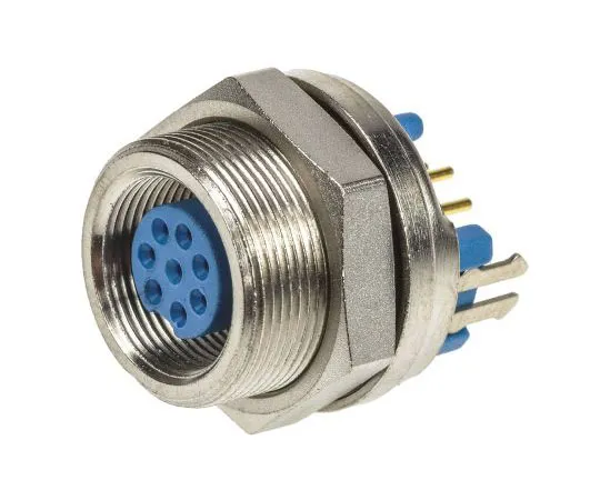 63-7454-41　TE Connectivity TRIADTM 01系列微型面板安装连接器，8触点插座　7-1437719-8