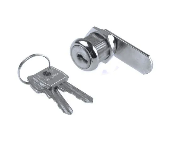 63-7417-32　Euro-Locksa Lowe&Fletcher Group Company Panel to Tongue Depth 20mm Nickel, Stainless Steel Chrome Plated Camlock,　1336032