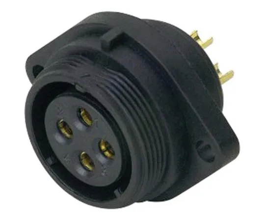 63-7026-06　RS PRO法兰安装连接器，3个触点插头　131-6375