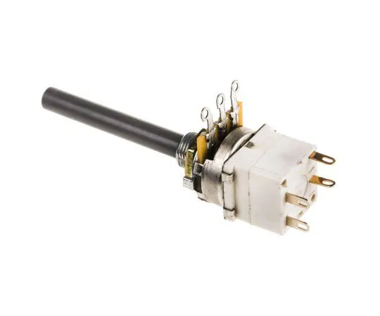 63-7350-53　TEConnectivity 1钢旋转碳电位计，直径6.35毫米。轴，100kΩ，±20%，0.4W,线性1624203-2　1624203-2