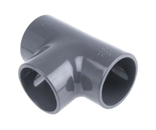 63-7425-93　Georg Fischer 721201111 90°Equal Tee PVC管接头，直径51mm。　721201111