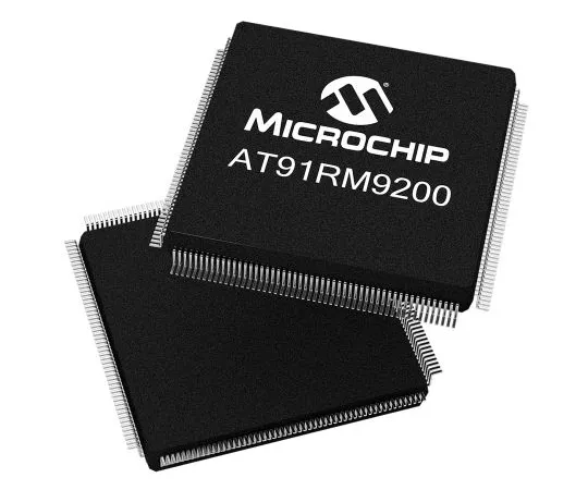 63-7014-48　微芯片技术AT91RM9200-QU-002, 32位ARM920T微控制器，180MHz, 128 kB闪存，208-PinPQFP　AT91RM9200-QU-002