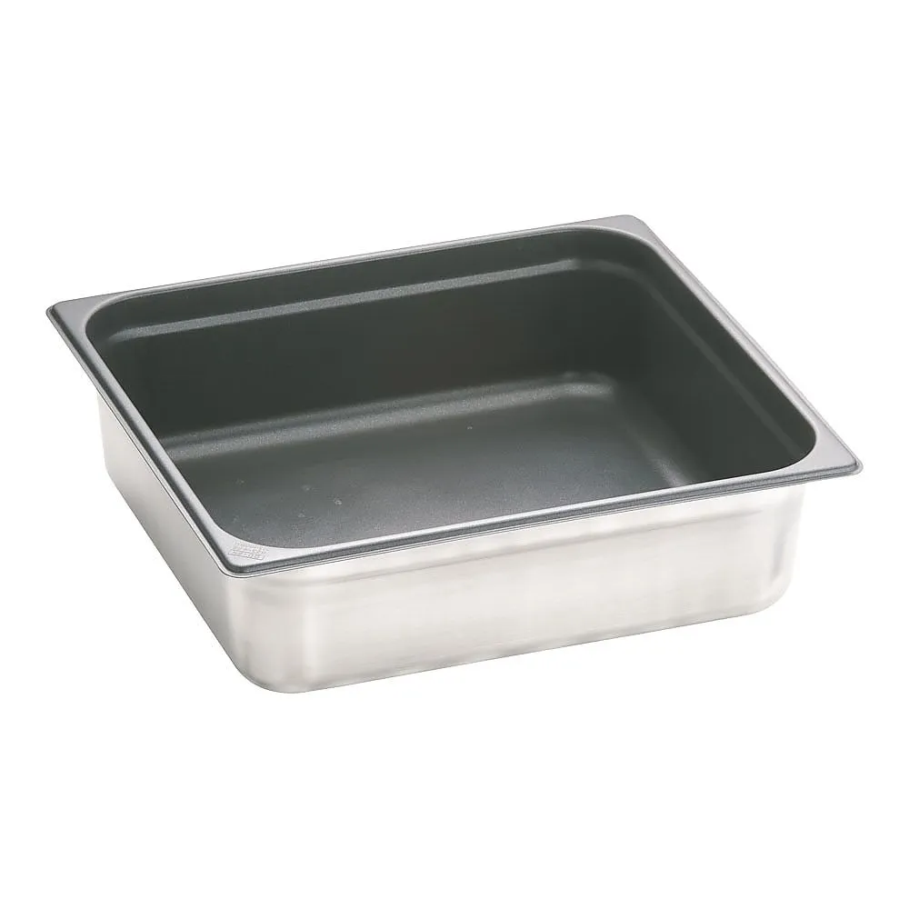 62-6359-64　18-8 Non-Stick Gastronomic Pan 2/3 100 mm　AGS0810