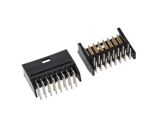 63-7438-35　TE Connectivity AMPMODU MOD II, 16 Way, 2 Row, Right Angle PCB Header　280390-2