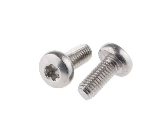 63-7456-41　平板式不锈钢防夹安全螺丝，M5×12mm　262-5960