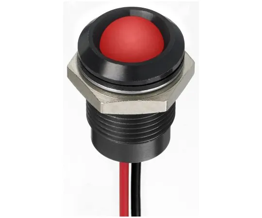 63-7021-30　RS PRO红色指示器，24 V直流，14mm安装孔尺寸，导线终止，IP67　130-2278