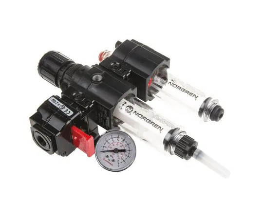 63-7441-67　Norgren G 1/4过滤调节器润滑器，自动排水，40μm过滤尺寸　BL72-201G