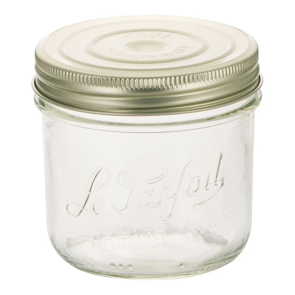 62-6392-55　Le Parfait Glass Double Cap Jar 922938 500cc　-