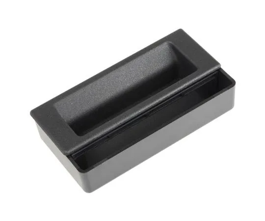 63-7384-09　RS PRO黑色塑料隐藏固定抽屉手柄，124mm　161-1957