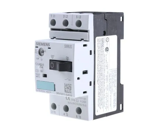 63-7444-13　Siemens Sirius Innovation 690 V Motor Protection断路器，3P通道，0.7→1 A, 100 kA　3RV1011-0JA10
