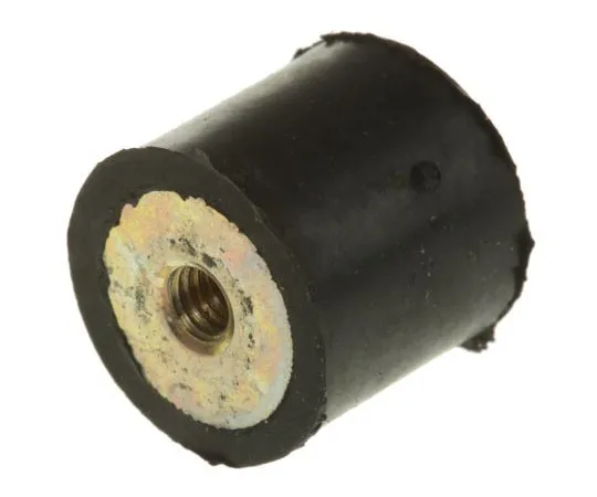 63-7477-90　FIBET1615DD04-4515 mm冲击M4 16mm直径14.1kg压缩载荷3mm,雌雄天然橡胶　1615DD04-45
