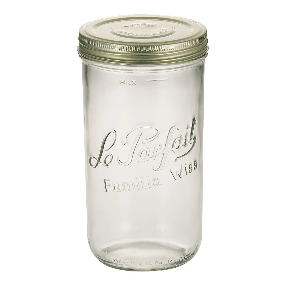 62-6392-58　Glass Double Cap Jar 1500 mL　AZY1306