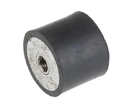 63-7392-59　RS PRO 20mm冲击安装M6 25mm直径44.3kg压缩载荷，从母胶到母胶　171-2621
