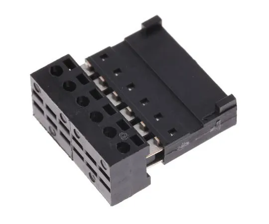 63-7413-95　Stelvio Kontek用于电缆安装的六向IDC连接器插座，1行　4782837106440