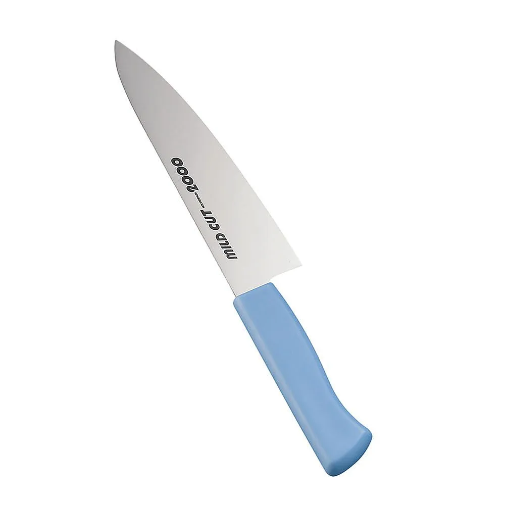 62-6419-67　Mild Cut 2000 Antibacterial Color Cow Sword Knife 21 cm Blue　AMI0108