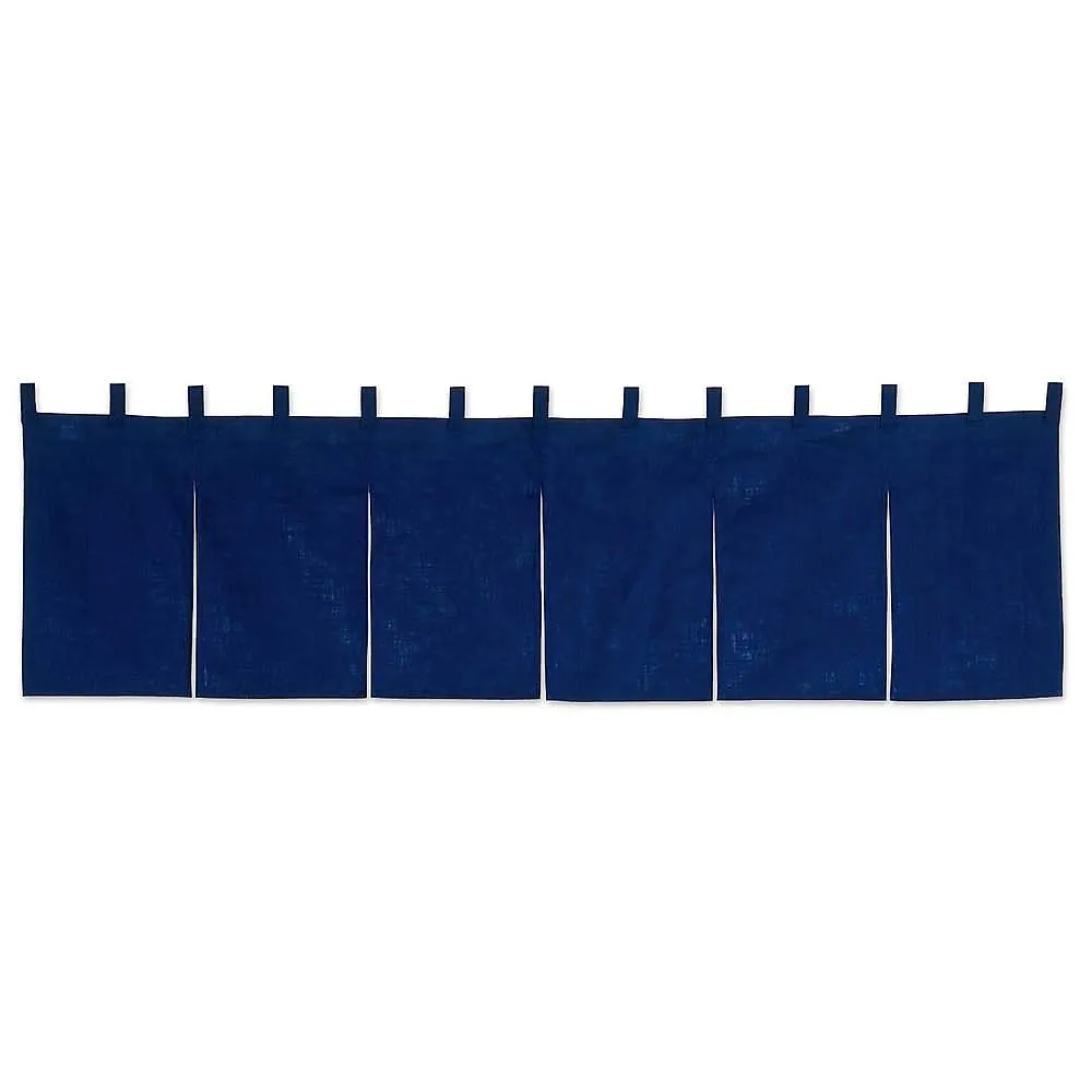 62-6319-10　Counter Noren Cotton Linen Plain Navy　001-10