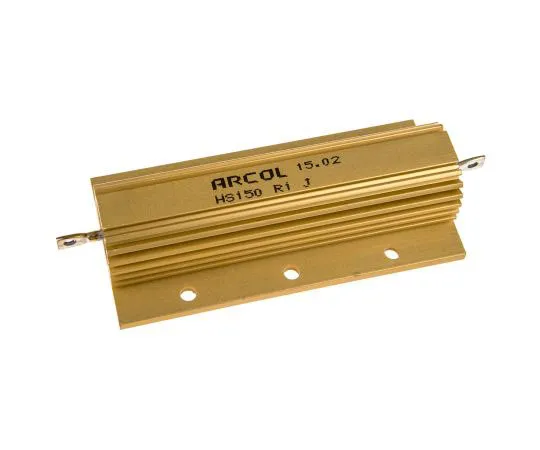 63-7484-08　ArcolHS150系列铝合金厚板轴向线材贴装电阻，100mΩ±5% 150W　HS150 R1 J