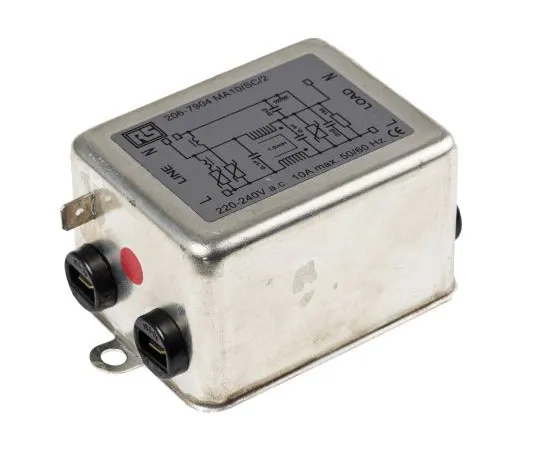 63-7423-09　RS Pro10A 240 V直流50/60Hz机箱安装RFI过滤器，带快速开启终端　206-7904