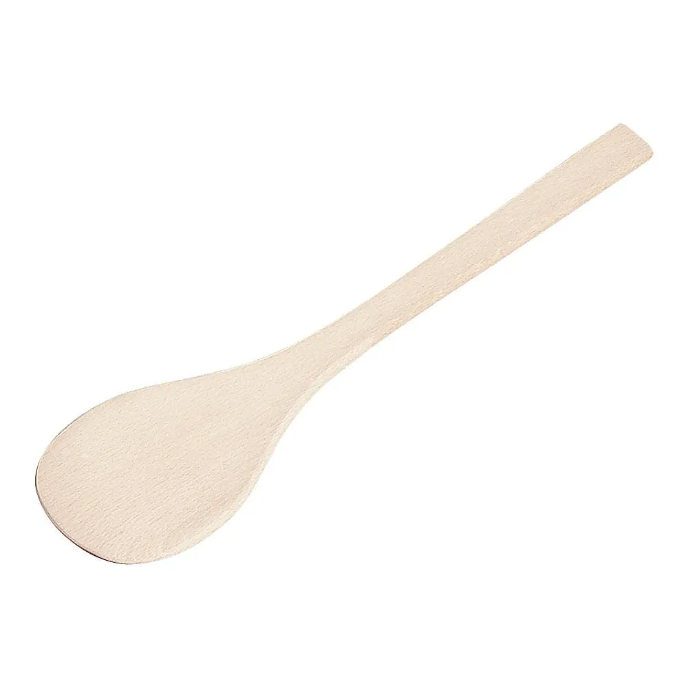 62-6383-10　Wooden round spatel (beech) 51 cm