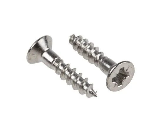 63-7372-50　Pozidriv Countersunk不锈钢木螺丝，A2 304,3.5mm螺纹，长度16mm　144-3527