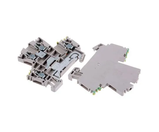 63-7439-59　Weidmuller 4 Way WDK2.5DU-PE双层甲板地球终端铝块，螺旋下降22→12 AWG　1036400000