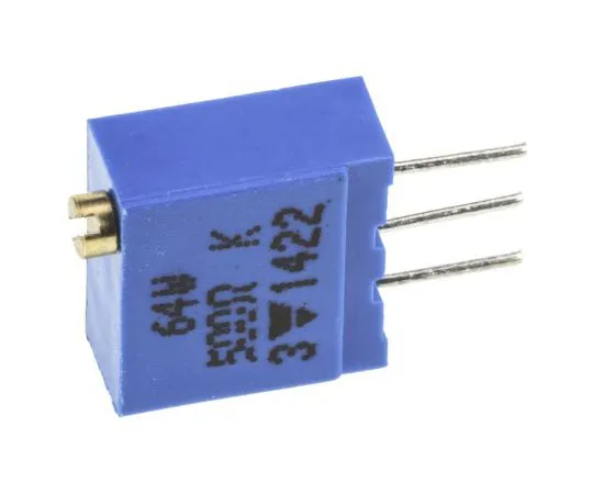 63-7379-21　500Ω通孔微调电位器0.5W顶部调整Vishay64W系列　M64W501KB40