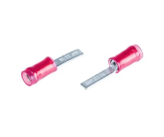 63-7383-83　TE连通性PIDG系列绝缘压痕刀片端子12.4mm刀片长度，0.2mm2至1.6mm2,22AWG至16AWG,红色　131331