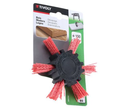 63-7431-57　Tivoly尼龙磨料圆刷，2500rpm,直径100mm　782