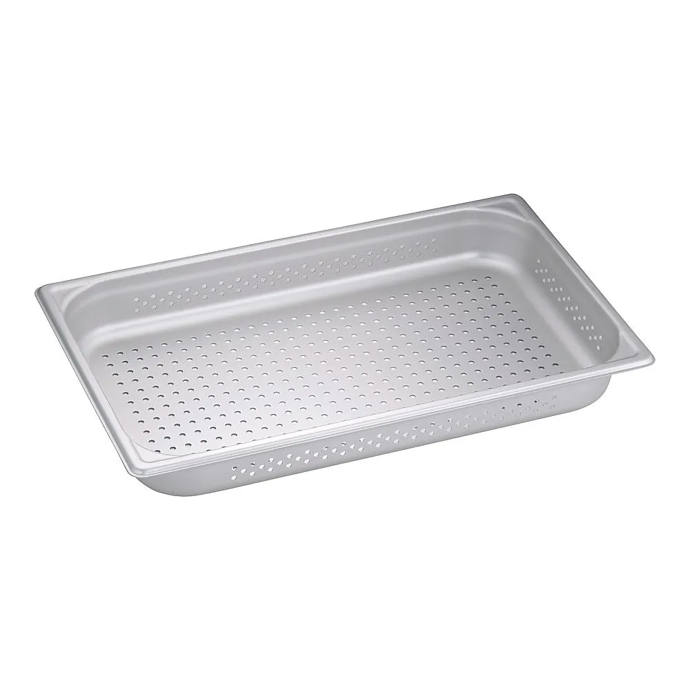 62-6361-74　Aluminum Hole Maki Hotel Pan (Alumite Sulfate) 1/1 x 65 mm Meister