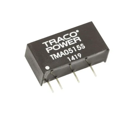 63-7415-63　TRACOPOWER TMA 1W隔离直流-直流换流器通过孔，电压在4.5→5.5 V直流，电压在15V直流　TMA 0515S