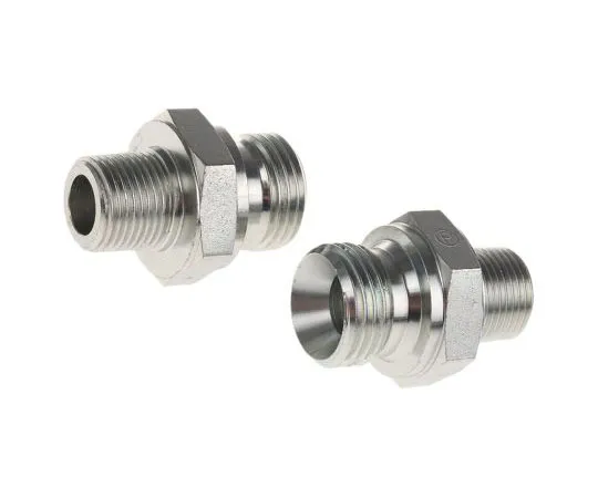 63-7410-57　派克液压直丝适配器8-8F3MK4S,连接器A G 1/2男，连接器B R 3/8男　8-8F3MK4S