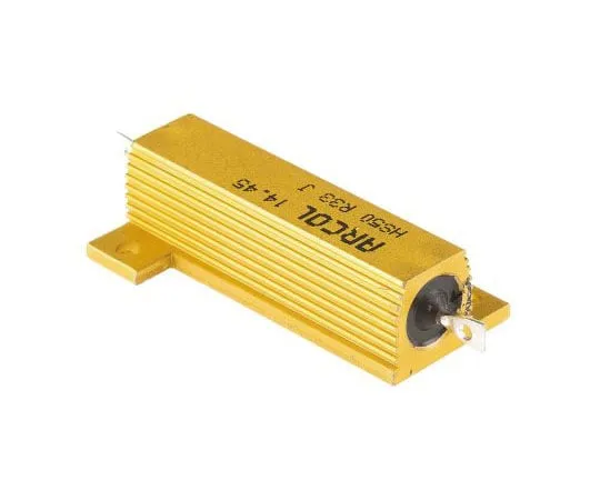 63-7349-53　ArcolHS50系列铝合金厚板轴向线材贴装电阻，330mΩ±5% 50W　HS50 R33 J