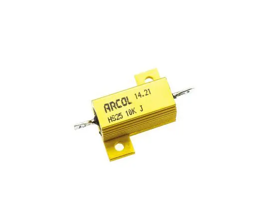 63-7348-93　ArcolHS25系列铝合金厚板轴向线材贴装电阻，10kΩ±5% 25W　HS25 10K J